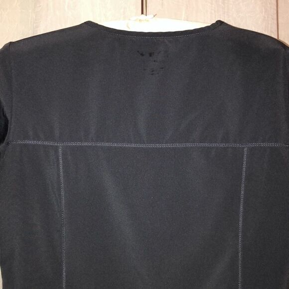 ScrubStar XS Charcoal Gray Performance Scrub Top - Picture 4 of 11